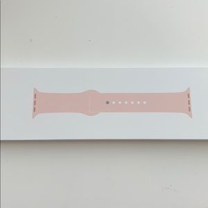 NWT pink sand 44 mm Apple Watch band in box